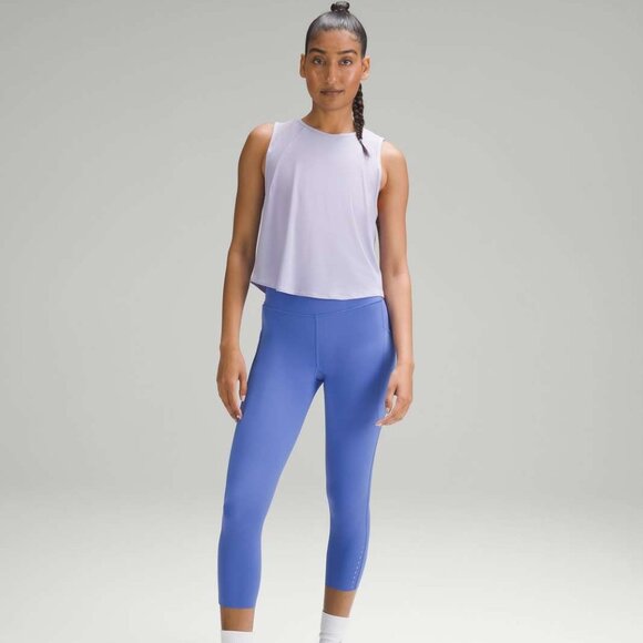 Lululemon Sculpt Cropped Tank Top - Lilac Smoke - Size 8 - Picture 7 of 8
